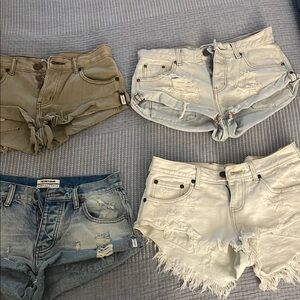 One Teaspoon Jean Shorts Bandits and No 2’s